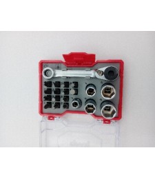 Einhell Caja 20 Piezas Vasos y Puntas | Herrajes HE