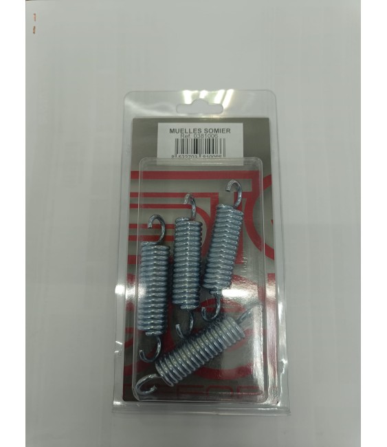 Muelle Extensión 75x15mm | Blister 4 Uds. | Herrajes HE