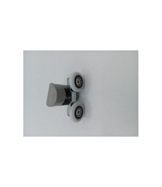 Rueda Mampara PMC04-23mm Nylon Gris | Herrajes HE