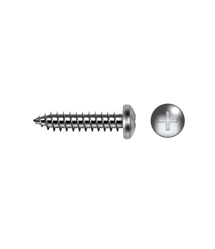 Tornillo R/Chapa Cab. Alomada DIN 7981 Inox A2 4.2x38 | Herrajes HE