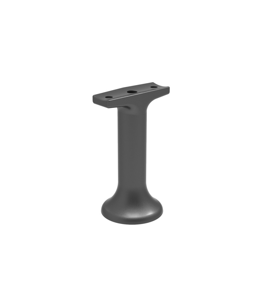 Apoyo Intermedio Barandilla Negro | Herrajes HE