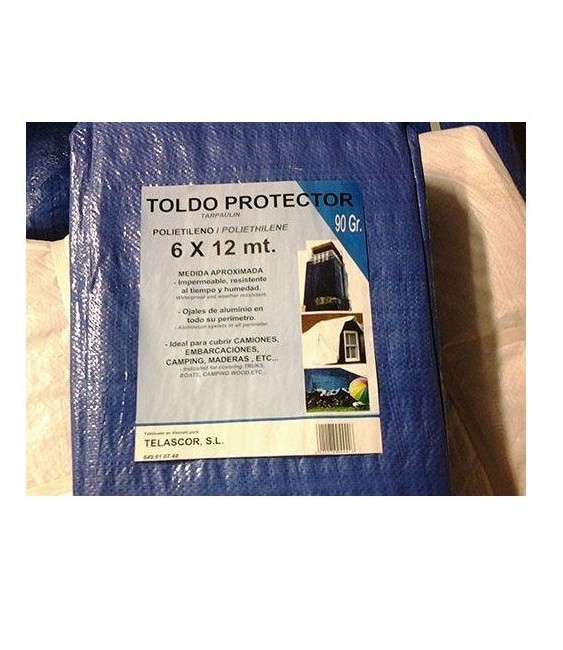 Toldo Multiuso Reforzado 3x4mt. Azul | Herrajes HE