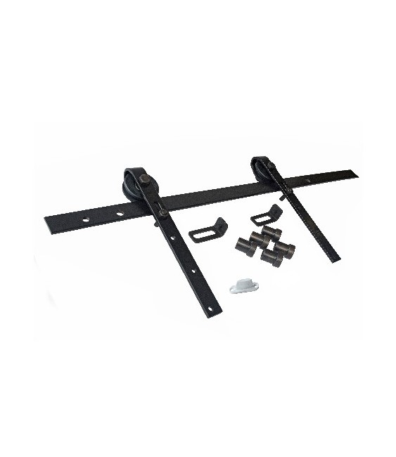 Kit Granero 2m 30x5 Nylon Negro | Herrajes HE