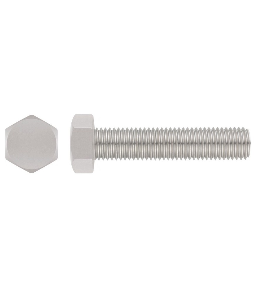 Tornillo DIN 933 A-2 10x30 Inoxidable | Herrajes HE