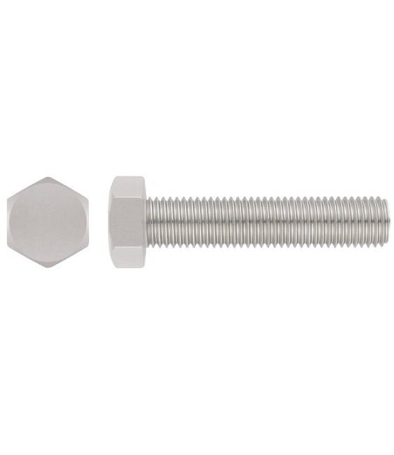 Tornillo DIN 933 A-2 10x30 Inoxidable | Herrajes HE