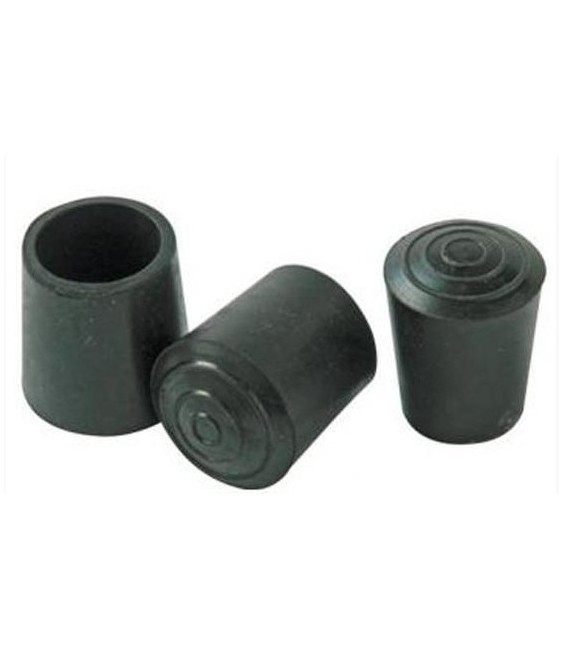 Contera Goma Redonda 20mm Negra | Herrajes HE