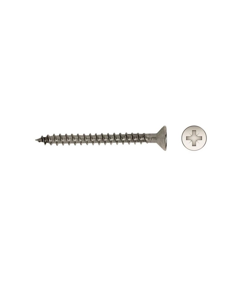 Tornillo Madera Avellanado Inox A2 6x90 | Herrajes HE