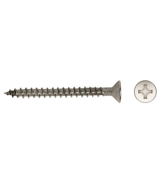 Tornillo Madera Avellanado Inox A2 6x90 | Herrajes HE