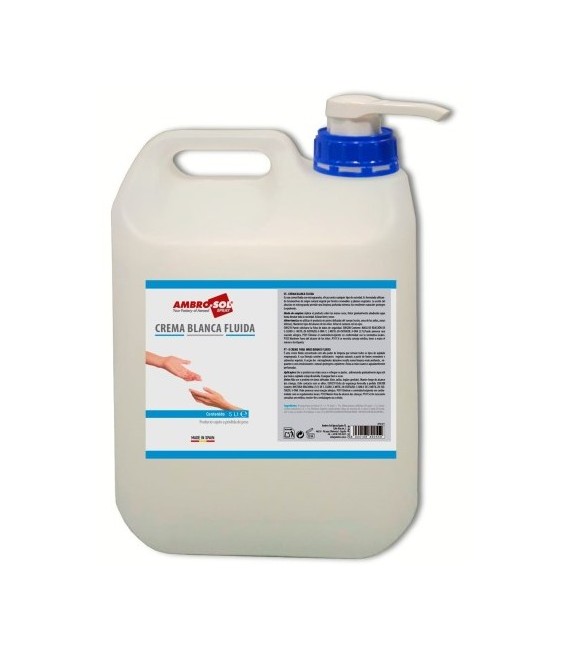 Crema Blanca Fluida 4 LT con Dosificador | Herrajes HE