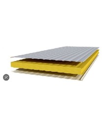 Panel Sándwich 2000x1000x20 Blanco Ranurado | Herrajes HE