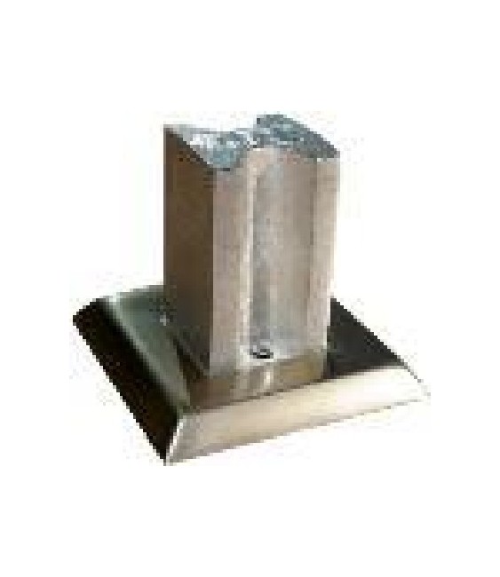 Base 40x40 Bruto Tapa Blanco RF.BA4040T-5 - Versátil | Herrajes HE