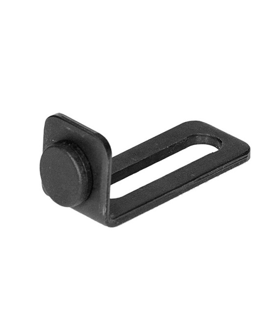 Tope Rústico 60-90 Negro para Puertas | Herrajes HE