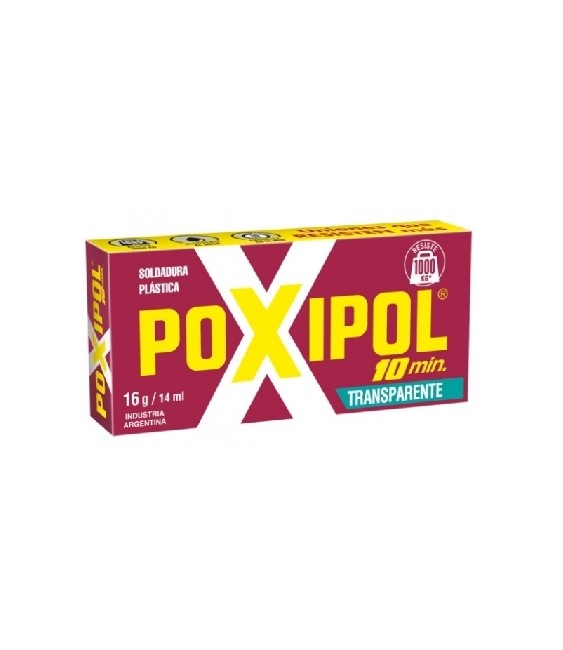 Poxipol Transparente 16g Adhesivo Epoxi | Herrajes HE