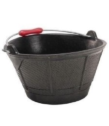 Cubo Italiano Goma 10L con Puño | Herrajes HE