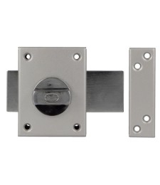 Cerradura Sobreponer Mod. 85 Plata | Herrajes HE