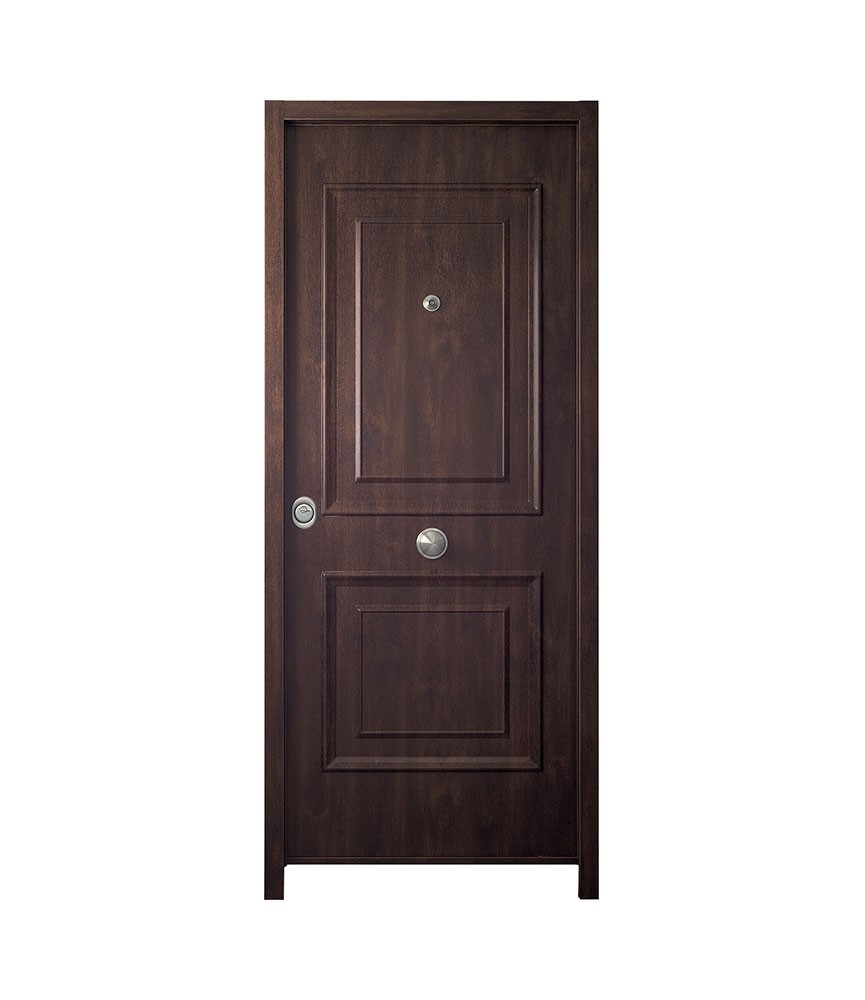 Puerta Omega G4 Doble Casetón Roble 90x206 Izda. | Herrajes HE