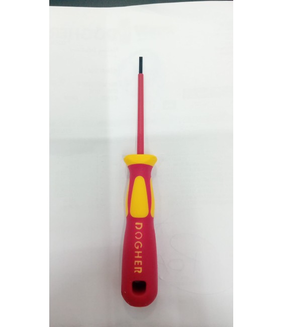 Destornillador Aislado VDE 1000V 2.5x75 | Herrajes HE
