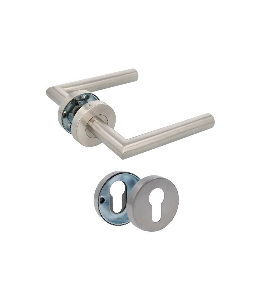 Manilla 7RBX Acero Inoxidable para Puertas | Herrajes HE