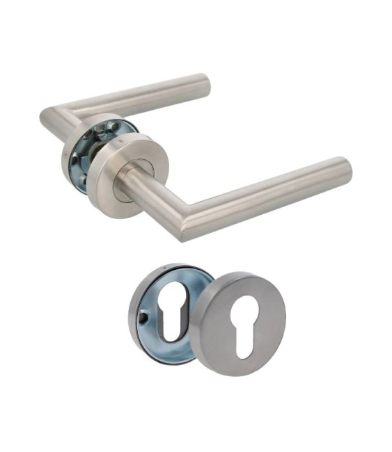 Manilla 7RBX Acero Inoxidable para Puertas | Herrajes HE