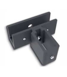 Soporte Cristal Sicilia 40x20 Anodizado Inox | Herrajes HE