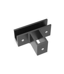 Soporte Cristal Córcega 40x20 Anodizado Inox | Herrajes HE