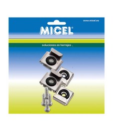 Blíster Soporte Espejos SC07 45x25mm Zinc | Herrajes HE