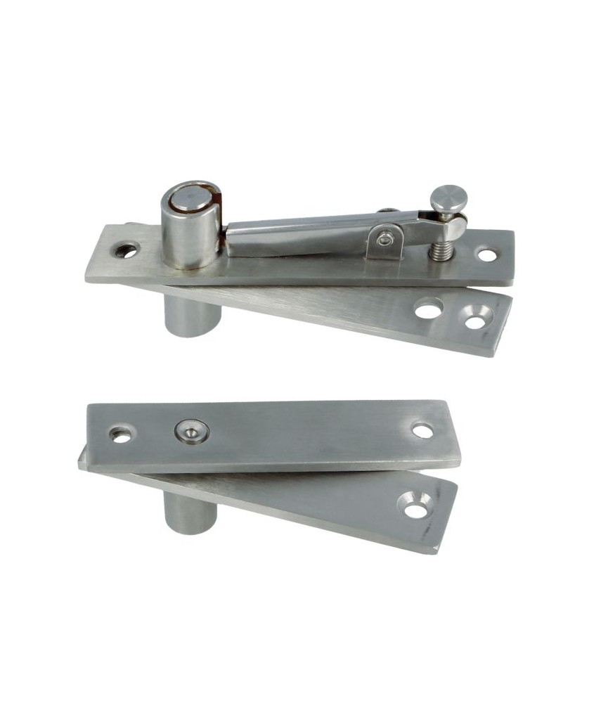 Juego Bisagra Pivot 01 Acero Inoxidable | Herrajes HE