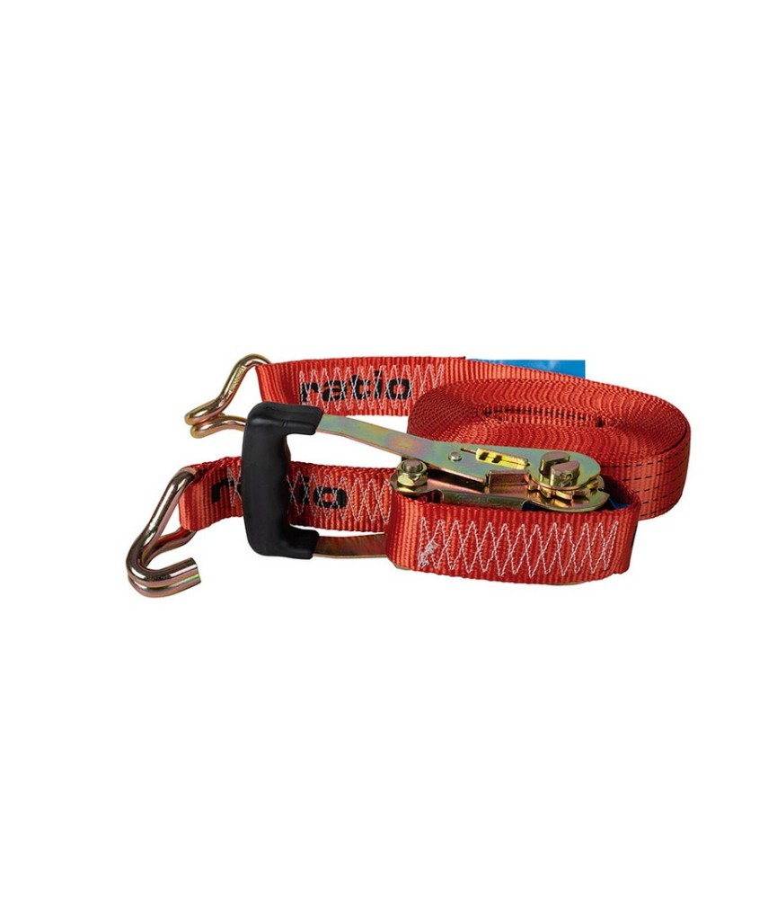 Cinta Ratchet 50mmx9m Carga 4000kg Gancho Cerrado | Herrajes HE