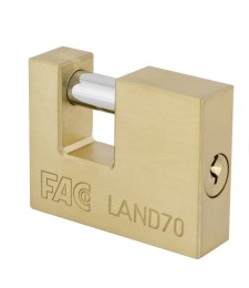 Candado FAC Petaca Latón 60mm | Seguridad Superior | Herrajes HE