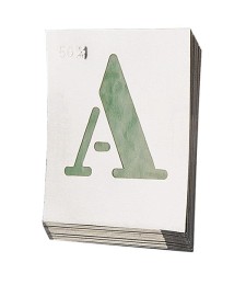 Abecedario Egypt Aluminio 40mm | Herrajes HE