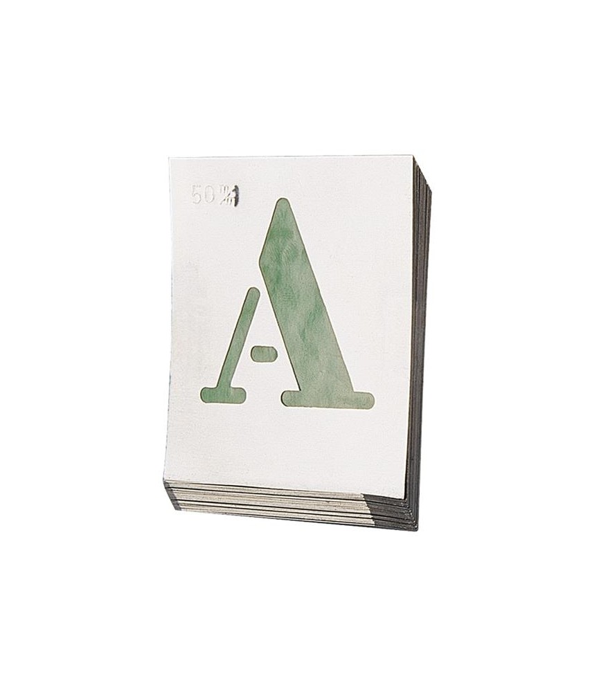 Abecedario Egypt Aluminio 40mm | Herrajes HE