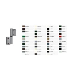 Bisagra Blitz C/E RAL7033 Mate | Puertas Industriales | Herrajes HE