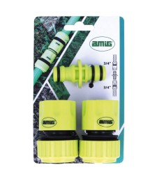 Kit Conector Manguera Plástico R30 3/4ABS | Herrajes HE