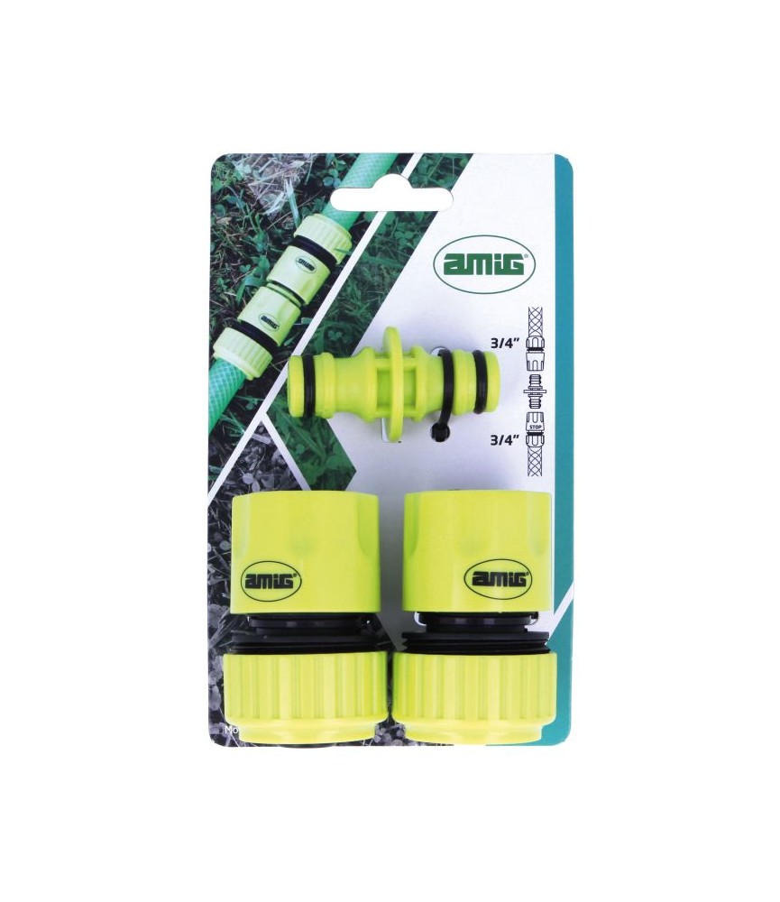 Kit Conector Manguera Plástico R30 3/4ABS | Herrajes HE