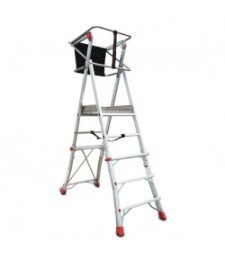 Escalera Extensible Plataforma 3 Peldaños | Herrajes HE