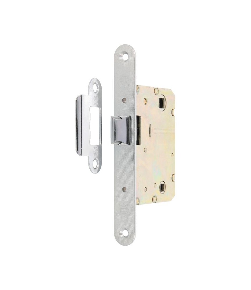 Cerradura Pestillo 4000 50x70 Cromo Brillo | Herrajes HE