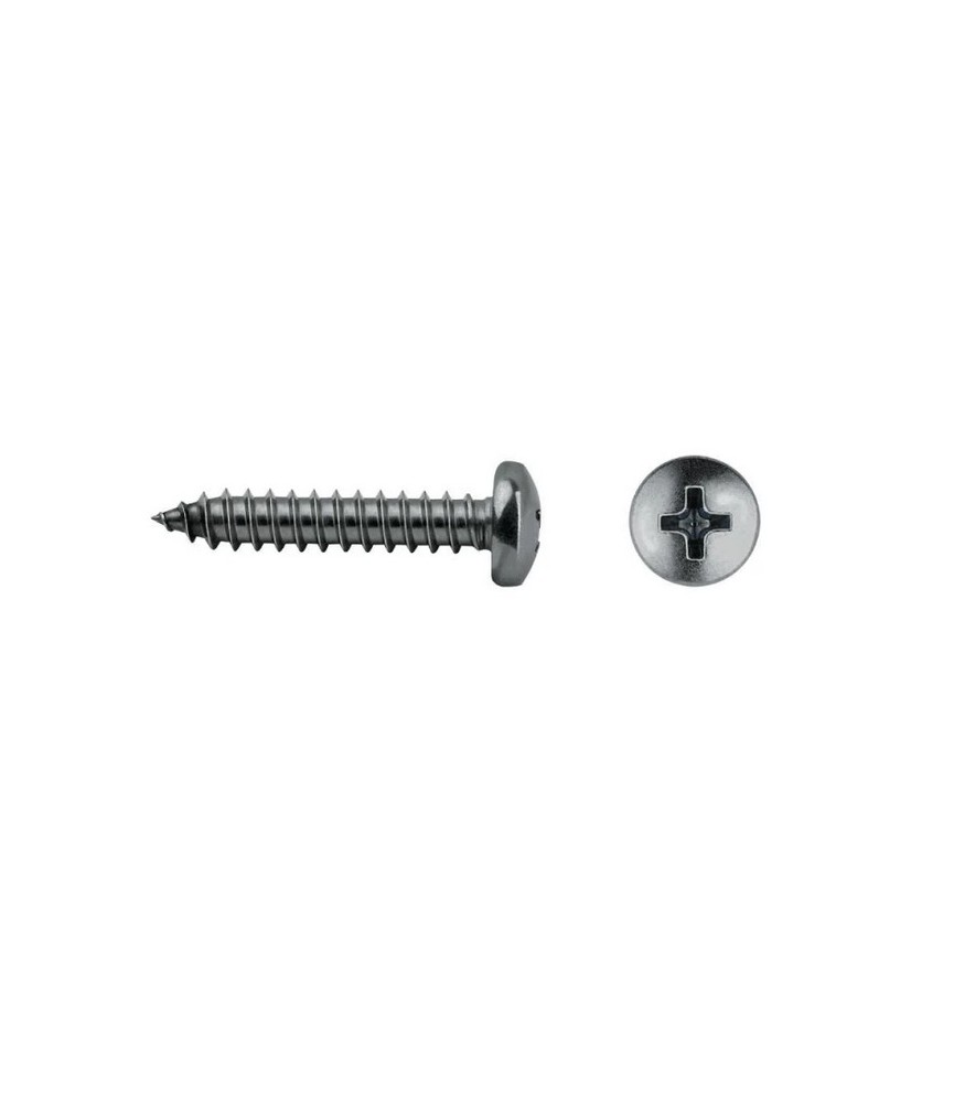 Tornillo R/Chapa DIN 7981 Inox A2 4.8x90 | Herrajes HE