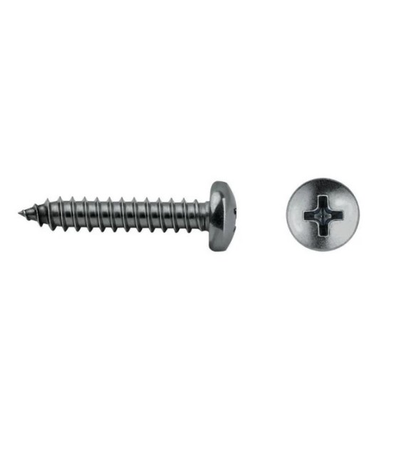 Tornillo R/Chapa Alomada Inox A2 4.8x120 | Herrajes HE