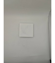 Contera Cuadrada 100x100 Blanca | Herrajes HE