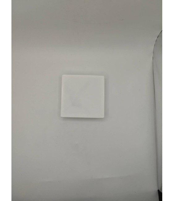 Contera Cuadrada 100x100 Blanca | Herrajes HE