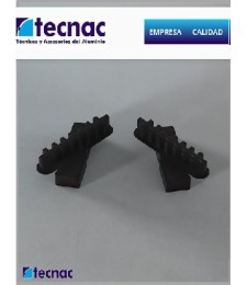 Soporte Lama Mallorquina Izquierda Negro | Herrajes HE