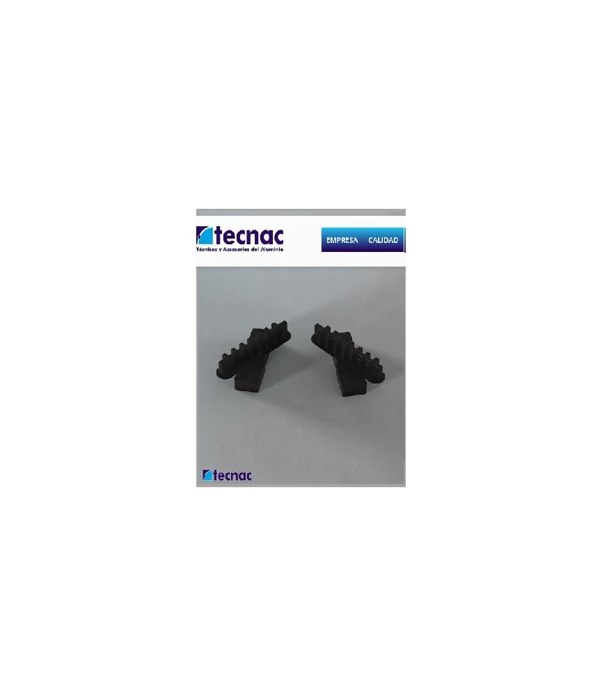 Soporte Lama Mallorquina Izquierda Negro | Herrajes HE