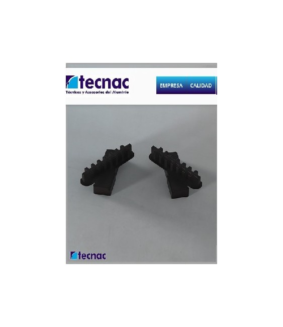 Soporte Lama Mallorquina Izquierda Negro | Herrajes HE