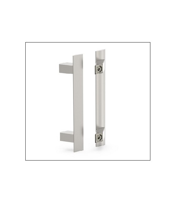 Tirador TAU Inclinado Dcha Blanco | Herrajes HE