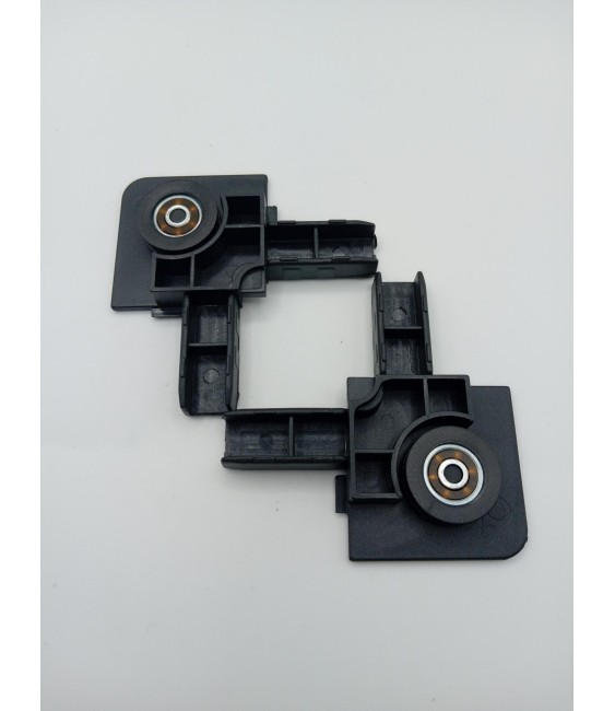 Juego Escuadras Mosquitera Corte Recto Negro | Herrajes HE