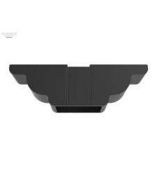 Doble Pecho Paloma Superior 8040 Negro | Herrajes HE