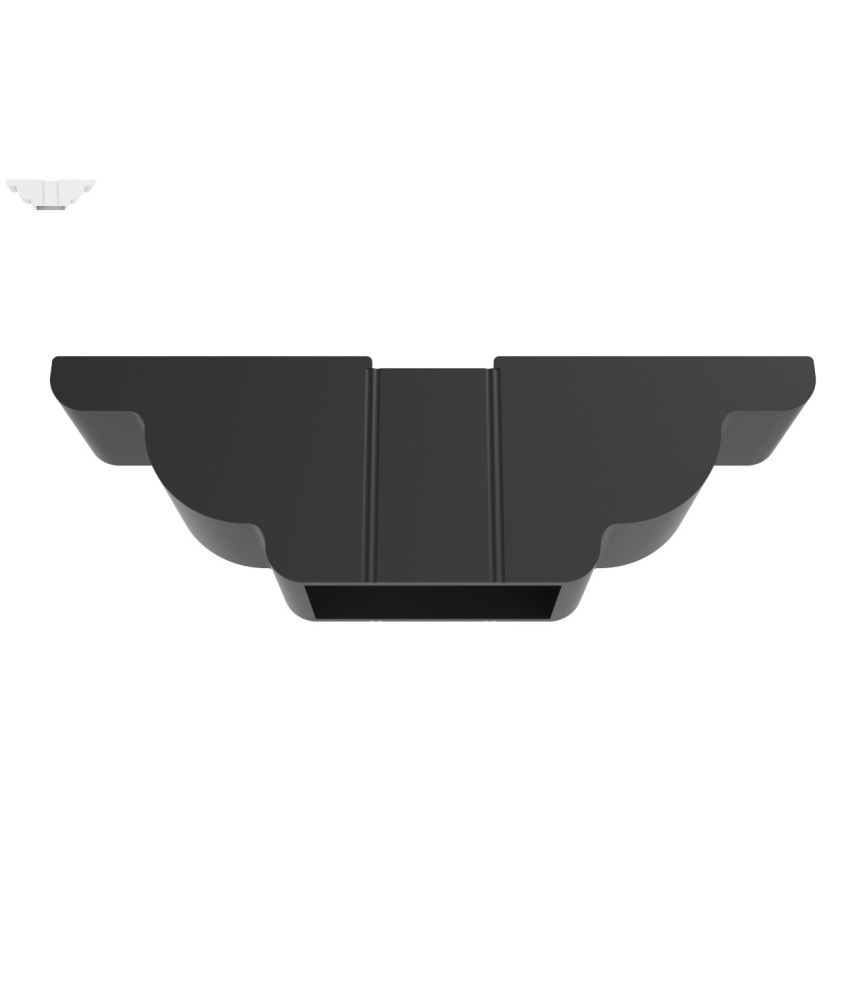 Doble Pecho Paloma Superior 8040 Negro | Herrajes HE