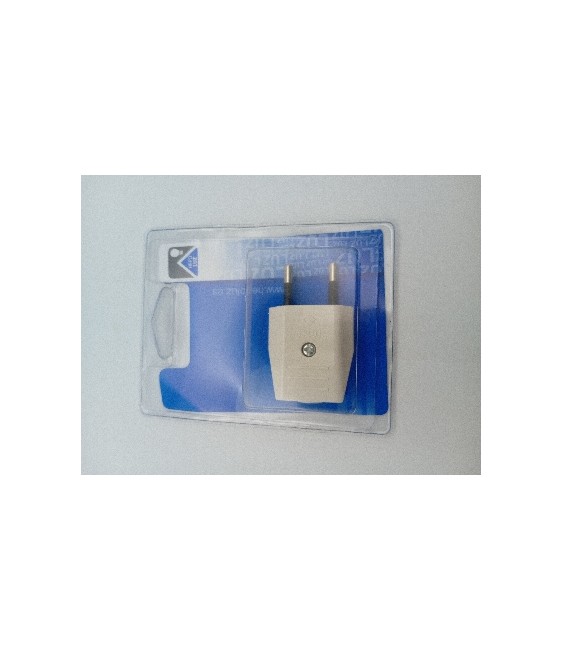 Clavija Extra P/P Blanca 10A | Electricidad HE