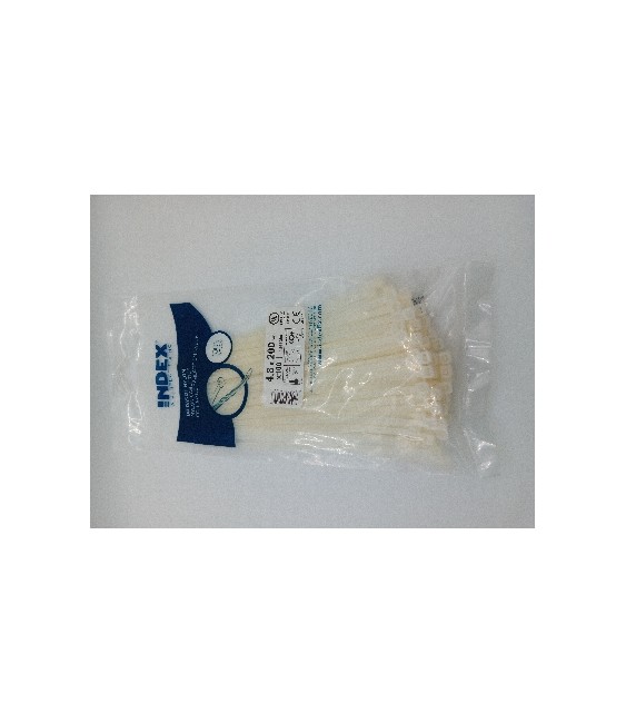 Brida Nylon Blanca 4.8x200mm (100ud) | Sujeción HE