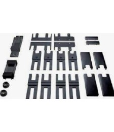 Kit Serie 700 Guiado Contravidrio Caucho | Herrajes HE